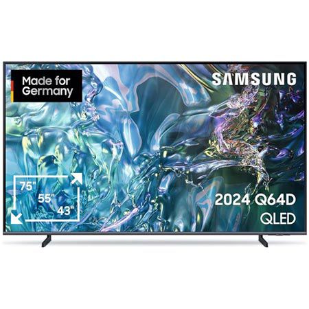 Samsung Q64D 75″ QLED 4K Fernseher mit Quantum HDR für 999€ (statt 1.291€)