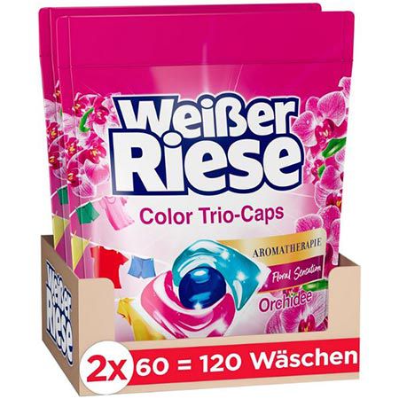 120er Pack Weißer Riese Color Trio Caps Aromatherapie Orchidee ab 16,31€ (statt 24€)