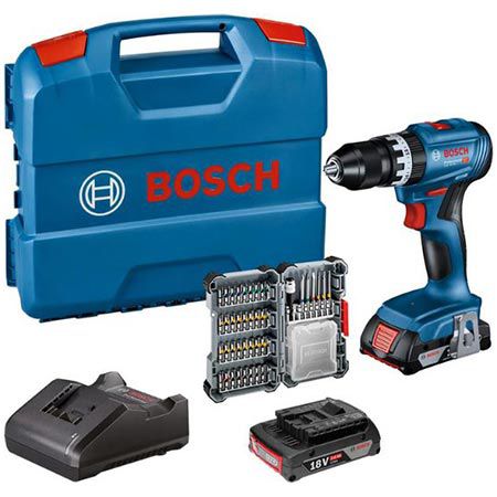 Bosch Professional GSB 18V-45 Akku Schlagbohrschrauber Set für 151,99€ (statt 203€)