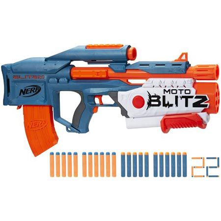 Hasbro Nerf Elite 2.0 Motoblitz Blaster inkl. 22 Darts für 23€ (statt 30€)