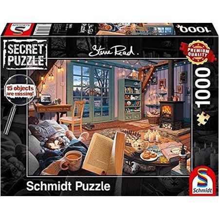 Schmidt Spiele Im Ferienhaus, 1000 Teile Secret Puzzle für 10,15€ (statt 14€)