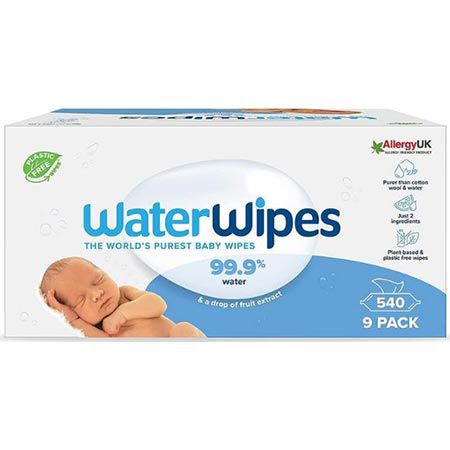 540x WaterWipes plastikfreie Reinigungstücher für Babys ab 20€ (statt 27€)