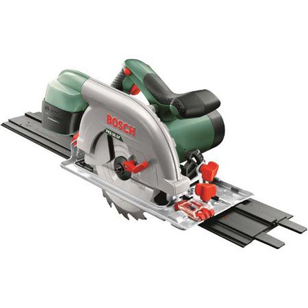 Bosch PKS 66 AF Kreissäge mit Führungsschiene für 109€ (statt 128€)