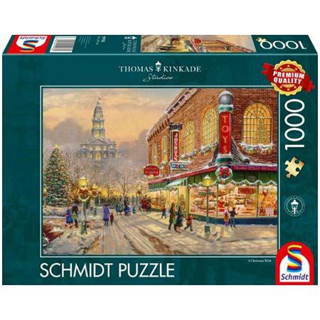 Schmidt Spiele Thomas Kinkade, Ein Weihnachtswunsch Puzzle für 10,18€ (statt 15€)