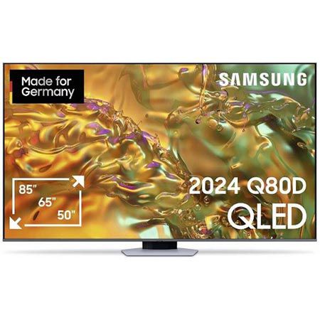 🔥 Samsung GQ65Q80DATXZG 65″ 4K QLED TV mit 100Hz für 978,90€ (statt 1.299€)