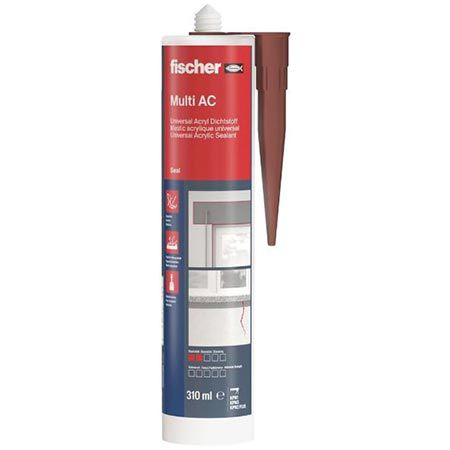 fischer Acryldichtstoff DA Dichtmasse, braun, 310ml für 3,78€ (statt 8€)