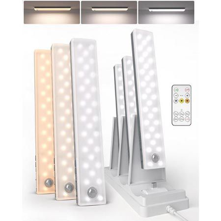 6er Pack EZVALO LED-Akku-Unterbauleuchte mit Bewegungsmelder für 35,99€ (statt 80€)