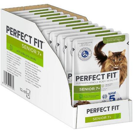 12er Pack Perfect Fit Senior 7+ Katzennassfutter ab 6,49€ (statt 10€)