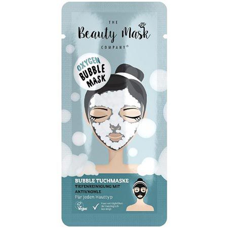 The Beauty Mask Company Oxygen Bubble Tuchmaske mit Aktivkohle ab 1,32€ (statt 2€)