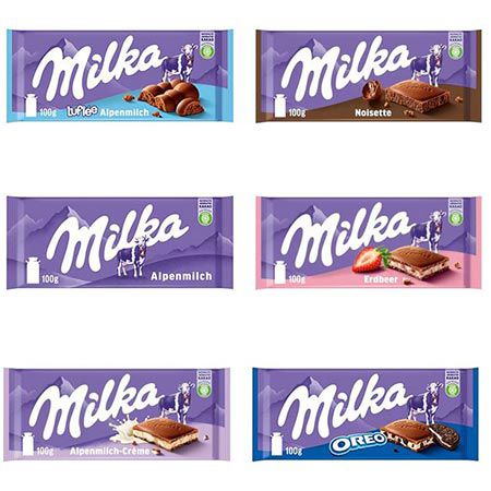 Amazon: 5 Tafeln Milka Schokolade (ja 100g) für 5€ (statt 7€) – Versch. Sorten