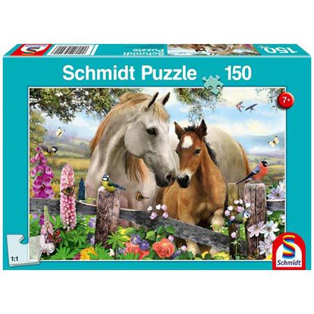 Schmidt Spiele Stute und Fohlen, 150 Teile Kinderpuzzle für 7,90€ (statt 11€)