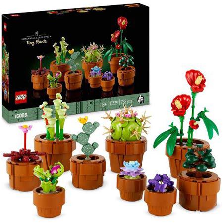 Nur Heute! LEGO 10329 Icons Mini Pflanzen mit 9 Blumen ab 26,99€ (statt 37€)