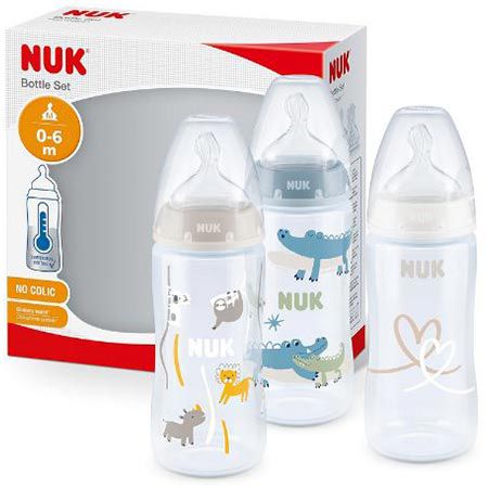 3er Pack NUK First Choice+ Babyflaschen, 300ml für 16,99€ (statt 21€)