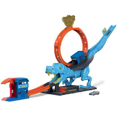 Hot Wheels HNP77 Autorennbahn T-Rex Angriff für 27,99€ (statt 34€)