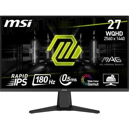 MSI MAG 275QF 27″ WQHD Gaming Monitor mit 180Hz / 0.5ms für 189,99€ (statt 233€)