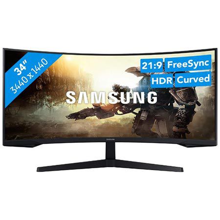 Samsung Odyssey G5 Gaming-Monitor mit 34″ Curved QHD, 165Hz für 249€ (statt 279€)