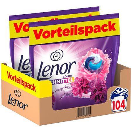 104WL Lenor All-in-1 Pods Amethyst Blütentraum Waschmittel ab 24,22€ (statt 30€)