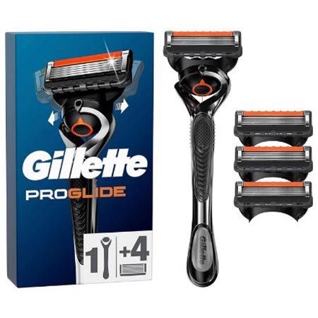 Gillette ProGlide Nassrasierer + 4 Rasierklingen für 14,99€ (statt 21€)