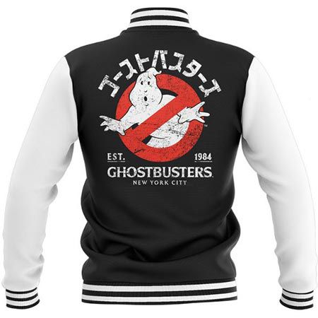 👻😱 Ghostbusters EST. 1984 Embroidered Varsity Jacket für 24,99€ (statt 50€)