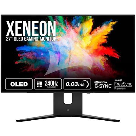 Corsair Xeneon 27QHD240 27″ QHD OLED-Gaming-Monitor, 240Hz für 699€ (statt 972€)