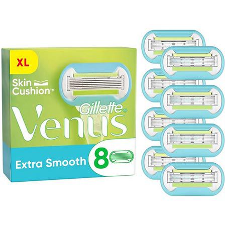 8er Pack Gillette Venus Extra Smooth Rasierklingen ab 16,10€ (statt 25€)