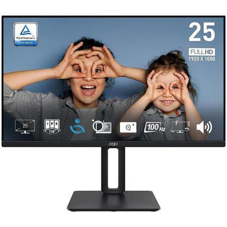 MSI PRO MP251P 24,5″ FHD Büromonitor mit 100 Hz für 89,99€ (statt 112€)