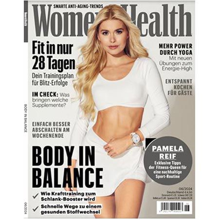 8 Ausgaben Womens Health für 25€ (statt 36€)