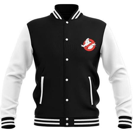 👻😱 Ghostbusters EST. 1984 Embroidered Varsity Jacket für 24,99€ (statt 50€)