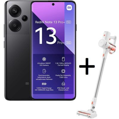 Xiaomi Redmi Note 13 Pro+ & 20GB Vodafone Flat für 19,99€ mtl. + Xiaomi Akku Staubsaguer