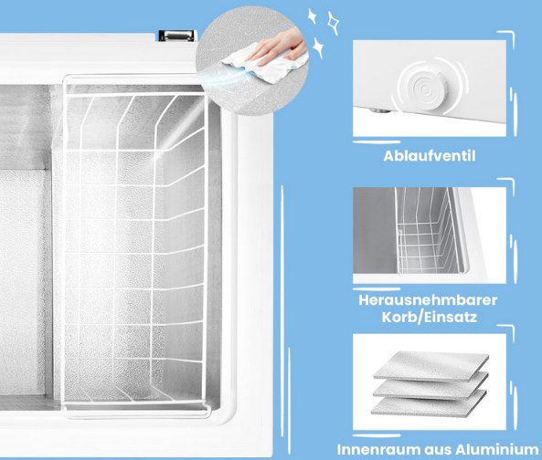 🥶 Midea RCC199WH2 Gefriertruhe (198L) für 251,26€ (statt 319€)