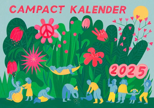 Campact Kalender 2025 kostenlos erhalten