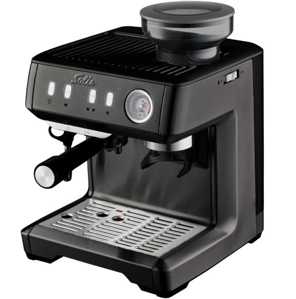 ☕ Solis Grind & Infuse Compact Espressomaschine mit Zubehör und Filter für 337,95€ (statt 404€)