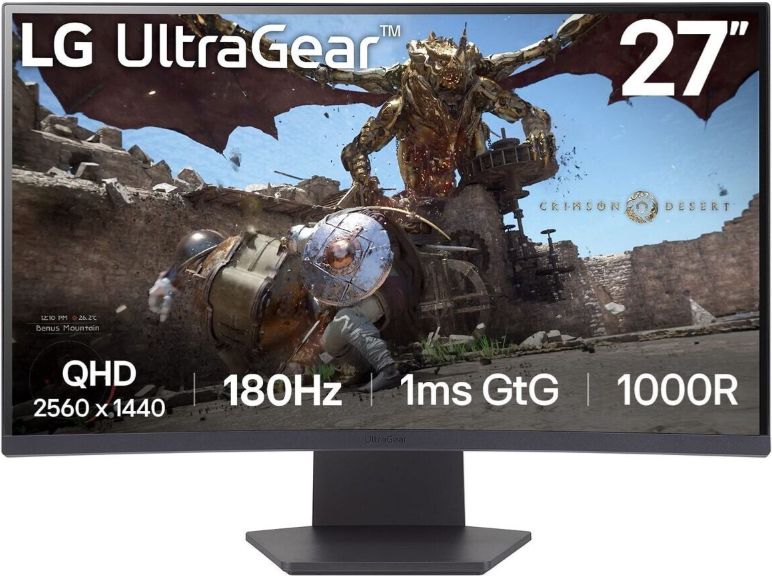 LG Electronics 27GS60QX QHD (2560 x 1440) Monitor mit 180Hz für 149€ (statt 189€)