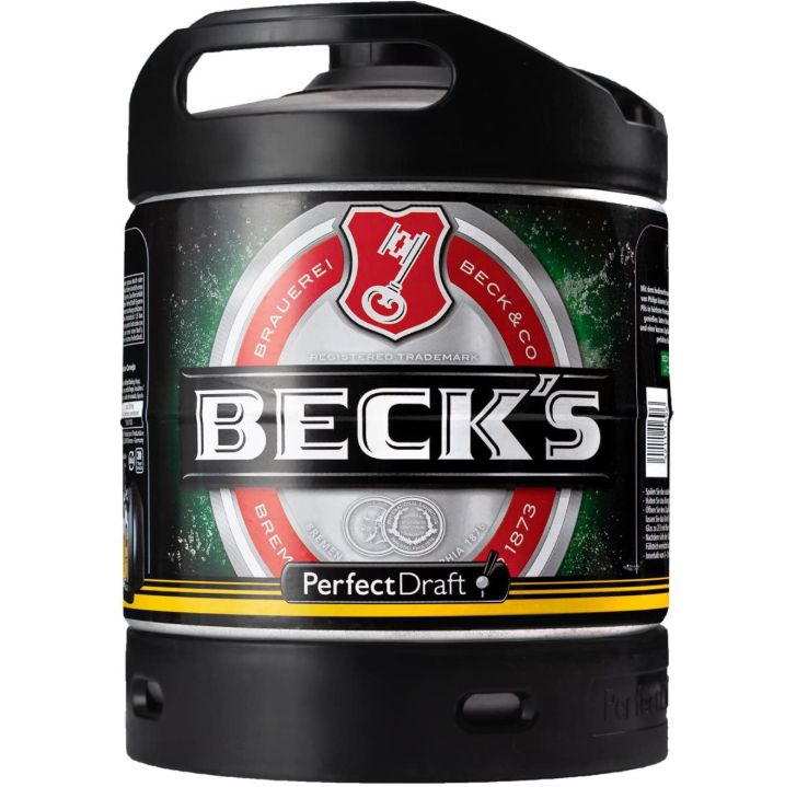 🍻 Becks Perfect Draft Pils Mehrweg (1 x 6.0 l) ab 12,34€ (statt 18€)