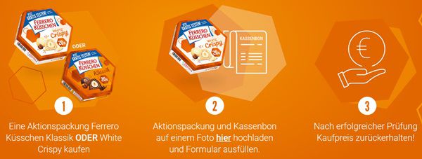 Ferrero Küsschen gratis ausprobieren