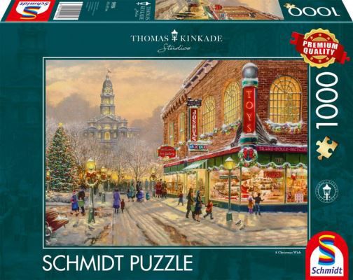 Schmidt Spiele Thomas Kinkade, Ein Weihnachtswunsch Puzzle für 10,18€ (statt 15€)