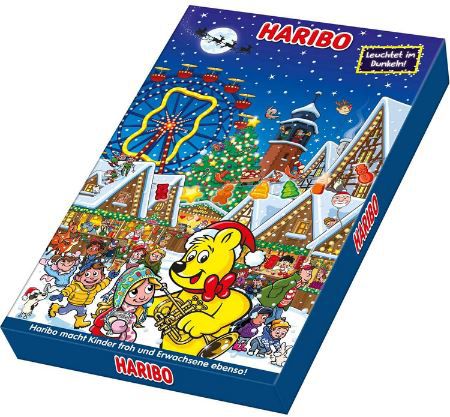 Haribo Weihnachtssüßigkeiten Adventskalender 2024 für 9,99€ (statt 15€)