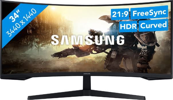 Samsung Odyssey G5 Gaming Monitor mit 34 Curved QHD, 165Hz für 249€ (statt 279€)