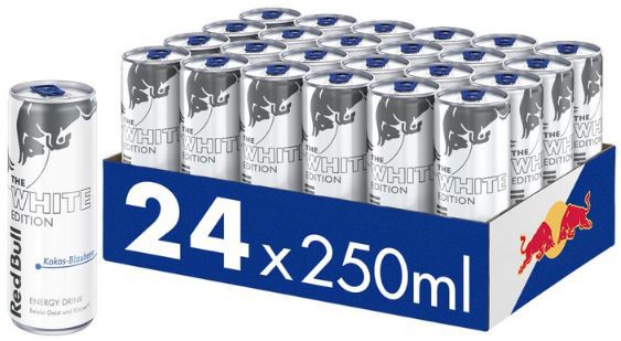 🥳 TOP! 24x Red Bull Energy White Edition ab 18,33€ (statt 33€)   nur 0,76€ pro Dose!