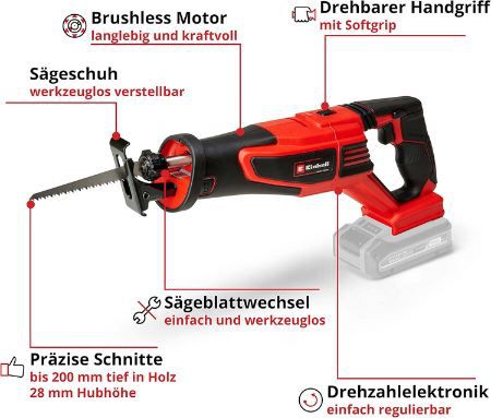 Einhell TP AP 18/28 Akku Universalsäge für 79,99€ (statt 91€)