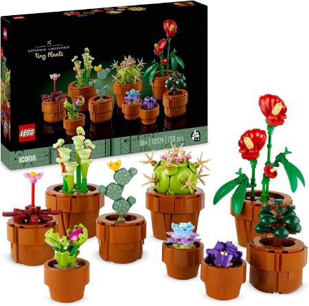 Nur Heute! LEGO 10329 Icons Mini Pflanzen mit 9 Blumen ab 26,99€ (statt 37€)