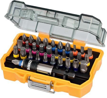 DeWalt DT7969 Schrauberbit Set mit Farbcodierung, 32 tlg. für 8,98€ (statt 14€)