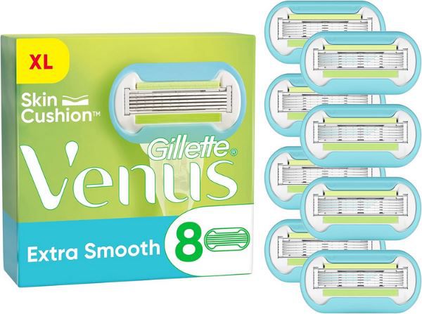 8er Pack Gillette Venus Extra Smooth Rasierklingen ab 16,10€ (statt 25€)