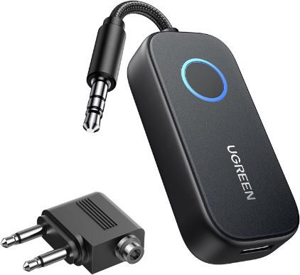 UGREEN Bluetooth 5.2 Extra Dual Adapter, 3,5mm für 24,31€ (statt 32€)