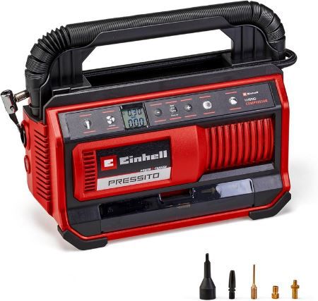 Einhell Pressito Hybrid Kompressor, max. 11 bar, inkl. Zubehör für 89,99€ (statt 112€)