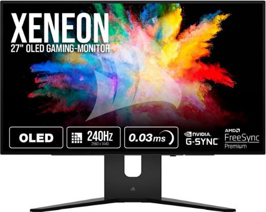 Corsair Xeneon 27QHD240 27 QHD OLED Gaming Monitor, 240Hz für 699,99€ (statt 721€)