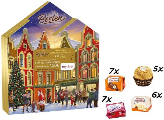 Ferrero Die Besten Adventskalender 2024, 250g für 13,49€ (statt 19€)