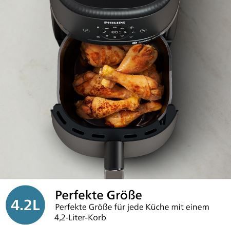 🍟 Philips NA229/00 Airfryer 2000 Serie mit 4,2L für 69,99€ (statt 82€)