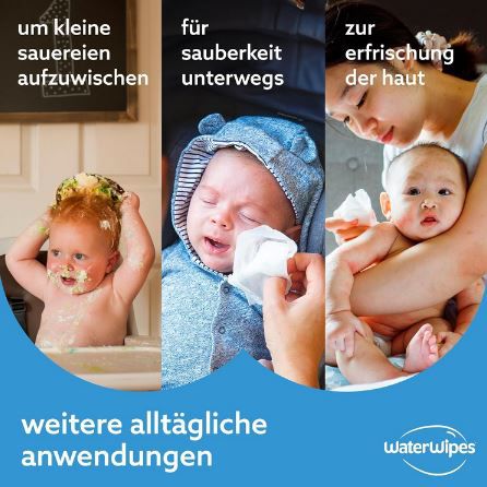 540x WaterWipes plastikfreie Reinigungstücher für Babys ab 20€ (statt 27€)