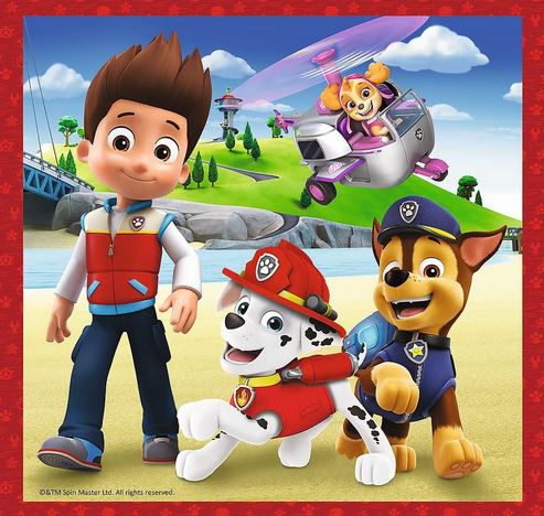 Trefl 34867 PAW Patrol 3 in 1 Puzzle für 5€ (statt 10€)